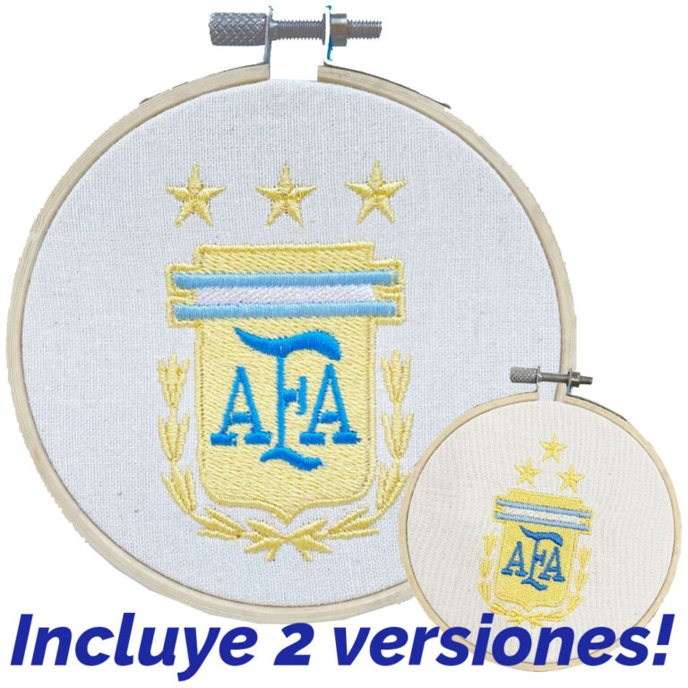 Escudo Afa ARGENTINA 3 Estrellas Tahti Deco